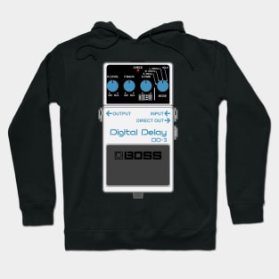 Boss DD-3 Digital Delay Guitar Effect Pedal Hoodie